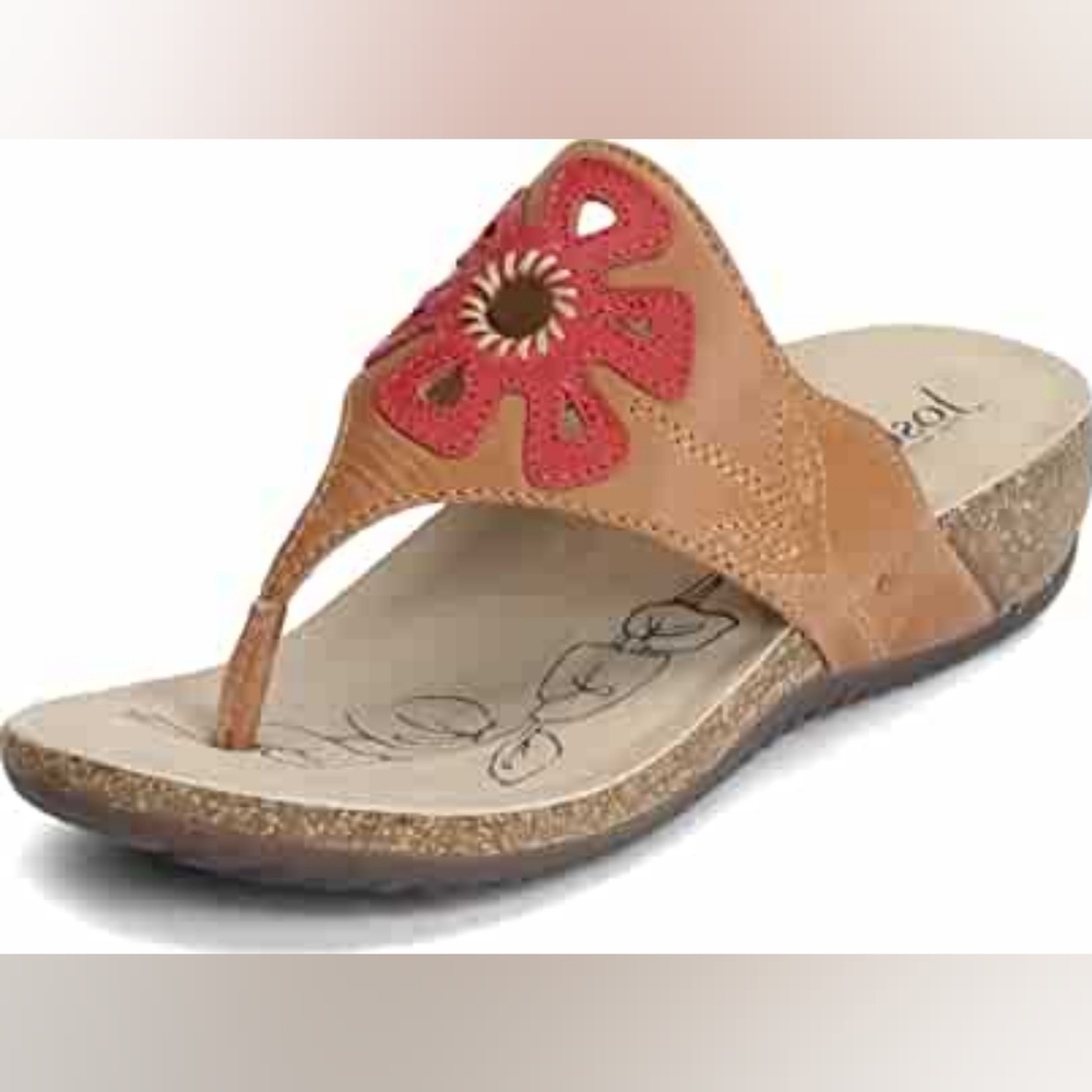 NWOT JOSEF SEIBEL NATALYA LEATHER SANDAL SZ 8.5M